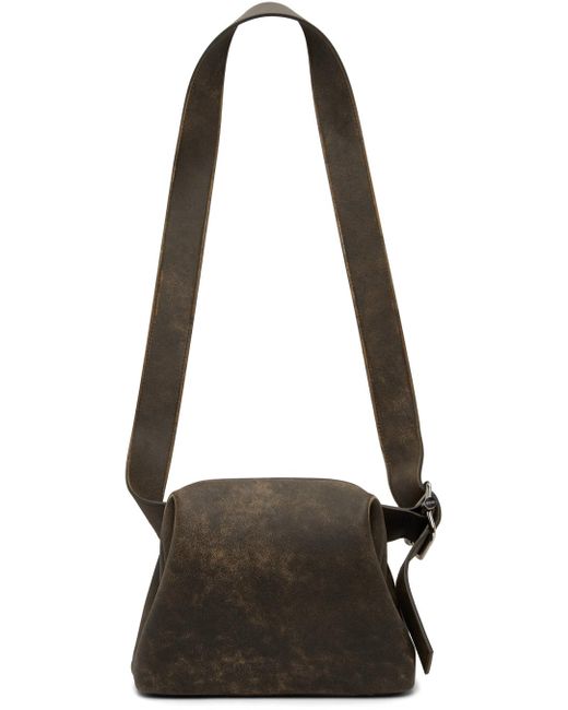 Mini sac brot brun OSOI en coloris Black