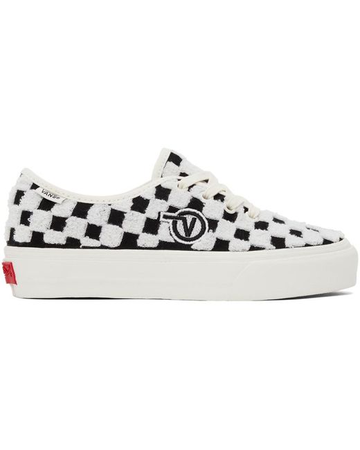 Vans キャンバス ブラック ホワイト Authentic One Piece Vlt Lx スニーカー カラー ブラック Lyst