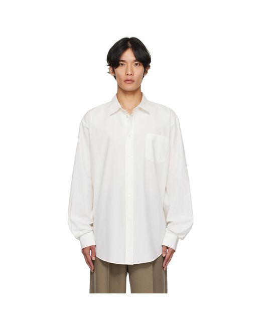 The Row White Thane Shirt for men
