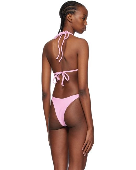 Gcds Multicolor Pink Hardware Bikini Top