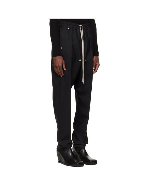 Rick Owens Black Temple Bela Pants for men