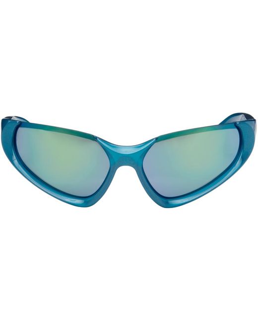 Balenciaga Blue Cat-eye Sunglasses for men