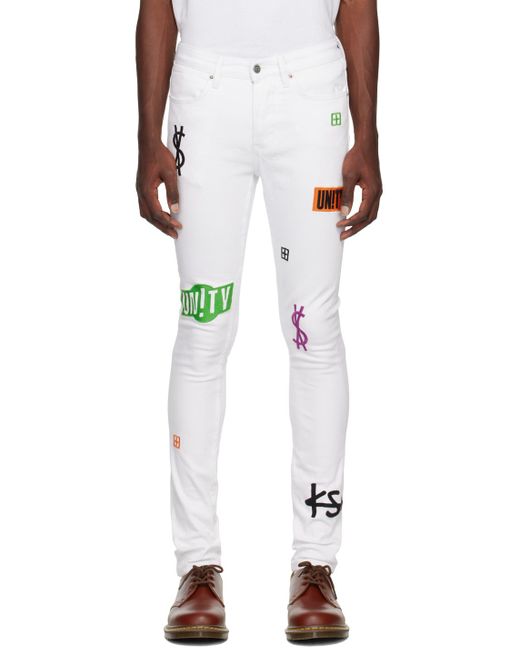Ksubi White Van Winkle Collective Jeans for men