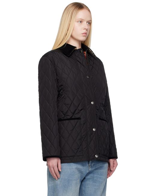 Blouson Matelassé Broadway Noir En Nylon Burberry en coloris Black