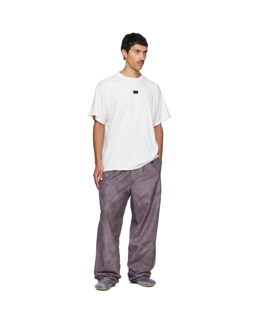 MM6 by Maison Margiela Gray Hammer Loop Trousers for men