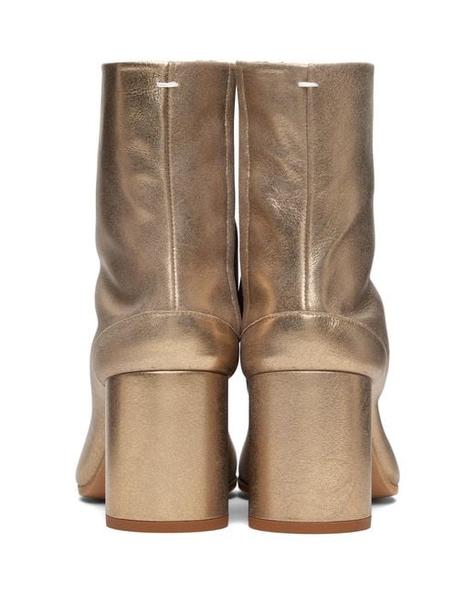 Maison Margiela Brown Tabi Ankle Boots