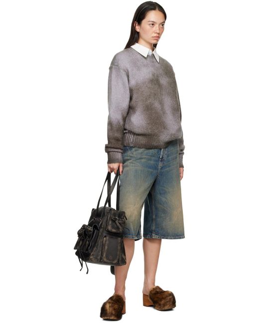 Acne グレー Sprayed プルオーバー Gray