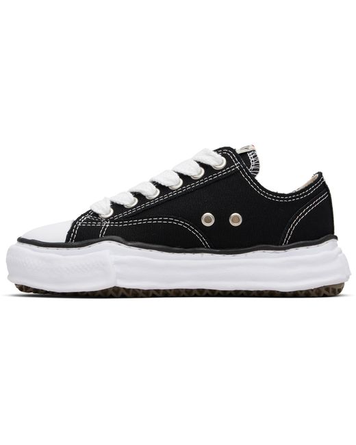 Maison Mihara Yasuhiro Black Peterson Og Sole Canvas Low-Top Sneakers
