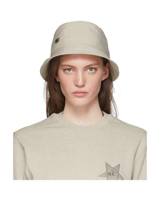 rick owens bucket hat