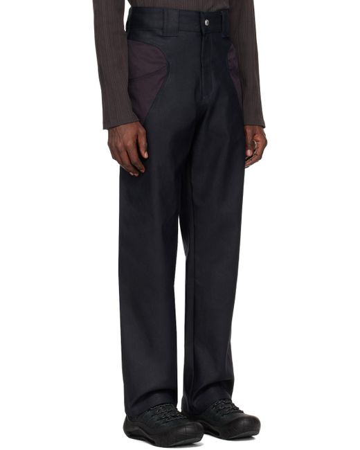 Pantalon cargo forge noir et mauve en denim AFFXWRKS pour homme en coloris Black