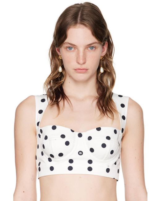 Dolce & Gabbana ゴールド Dgロゴ ドロップイヤリング White
