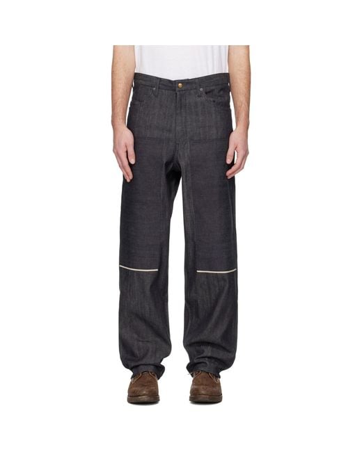 Visvim Gray Carpenter Jeans for men