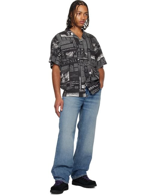 Chemise Noire Édition La Times Palm Angels pour homme en coloris Black