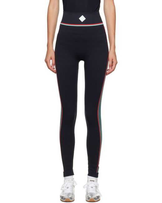 Legging De Sport Sans Coutures Noir Casablanca en coloris Blue