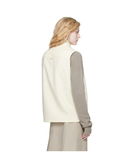 Rier Natural Off- Full Zip Vest