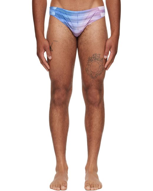 Jean Paul Gaultier Blue 'The Air' Swim Briefs for men