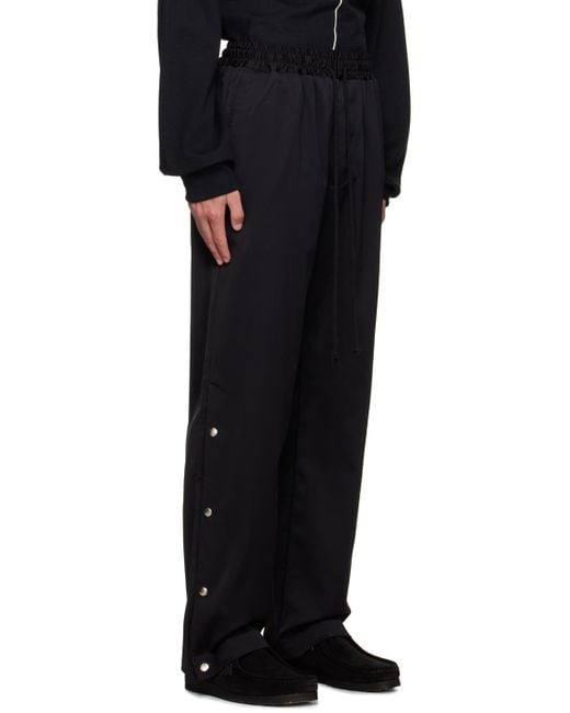 Song For The Mute Black Studded Sweatpants for men