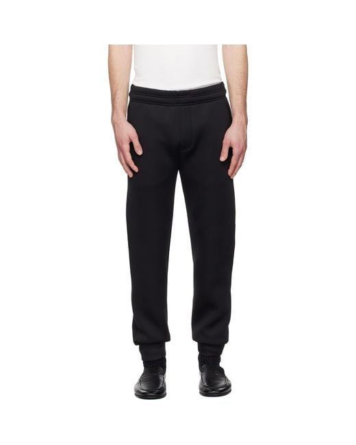 Entire studios Black Slim Scuba Sweatpants for men