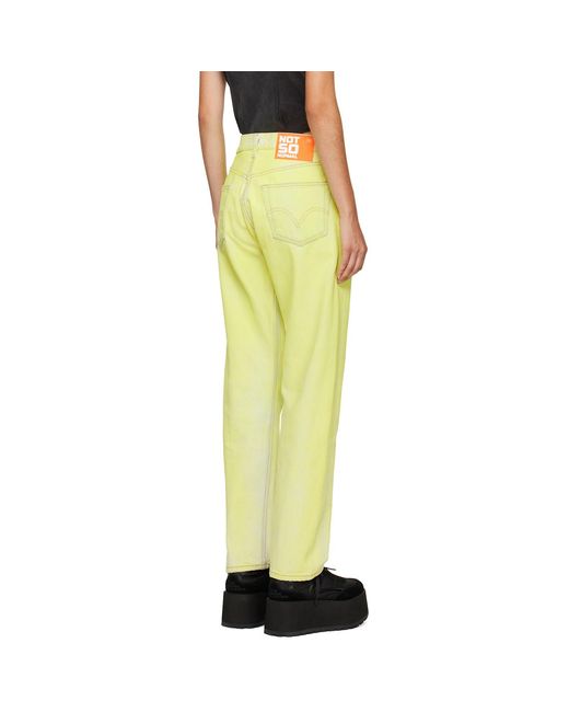 NOTSONORMAL Yellow High Jeans