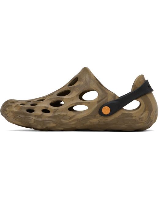 Merrell Black Brown Hydro Moc Drift Sandals for men