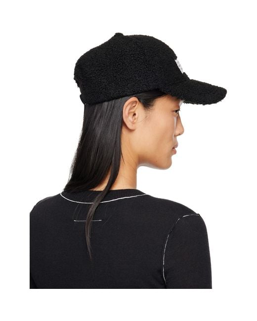 MM6 by Maison Margiela Black Teddy Cap
