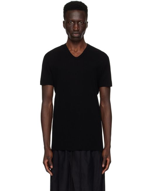 T-shirt noir à bords bruts - permanent Julius pour homme en coloris Black