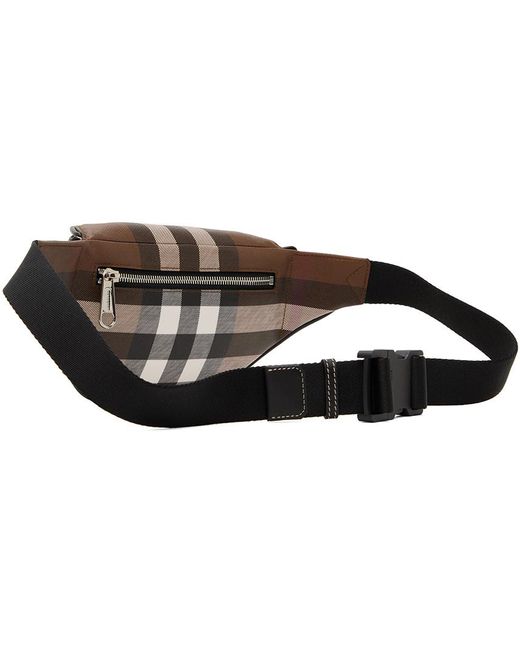 Mini sac-ceinture cason brun Burberry pour homme en coloris Black