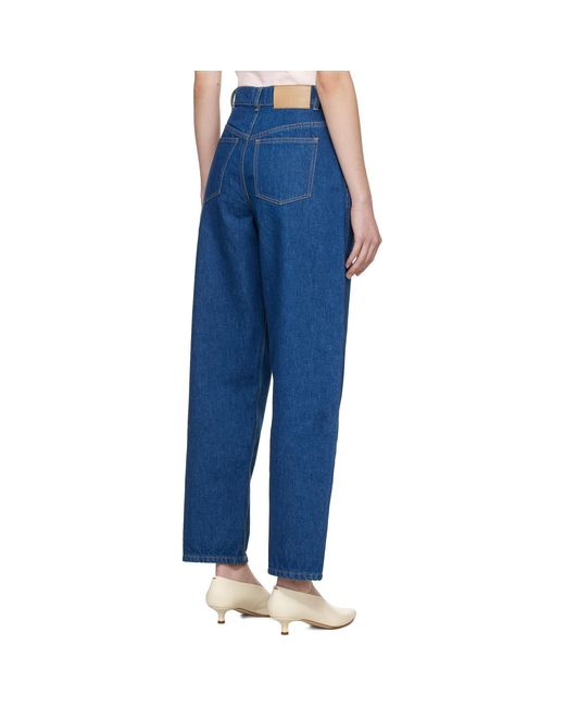 Maison Kitsuné Blue Tapered Jeans