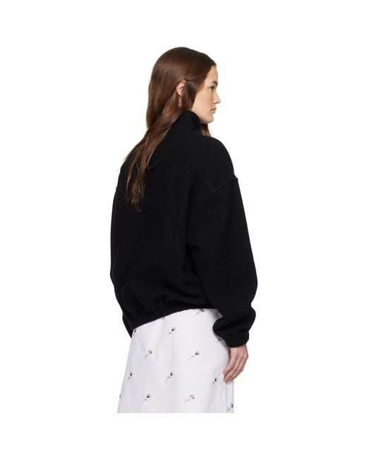 Rier Black Fleece Tourbe Sweatshirt