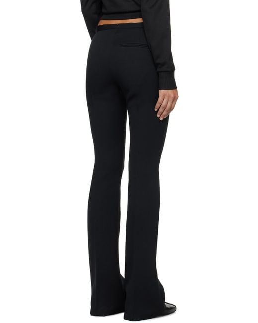 Courreges Black Tailored Trousers