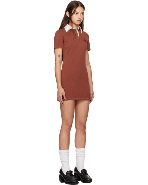 Ambush Black Rugby Shirt Minidress