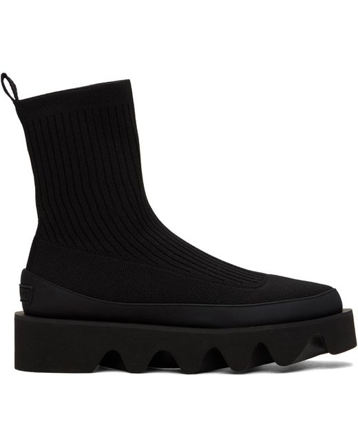 Issey Miyake Black United Nude Edition Bounce Fit Boots