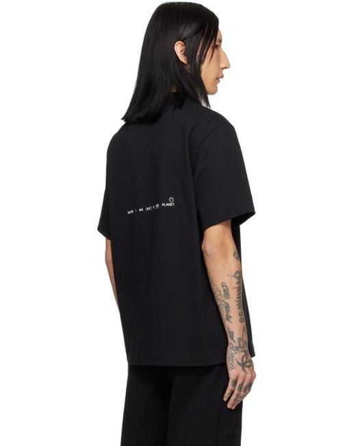 メンズ Helmut Lang Space Tシャツ Black