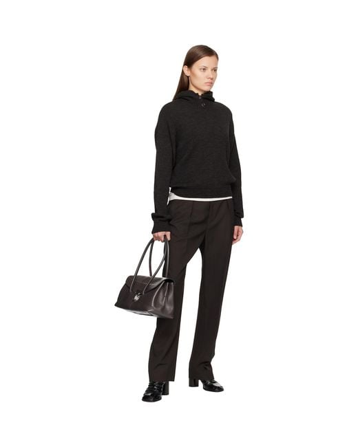 Lemaire Black Glove 80 Ankle Boots