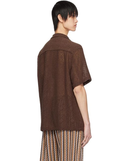 Cmmn Swdn Brown Ture Shirt for men