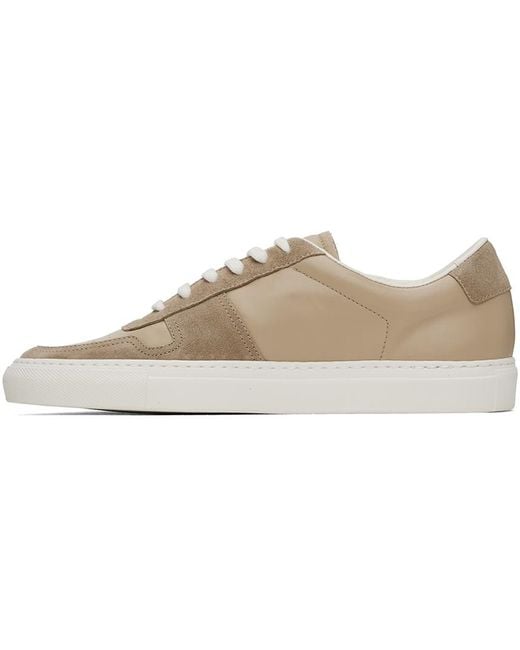 Common Projects Black Tan Bball Duo Sneakers for men