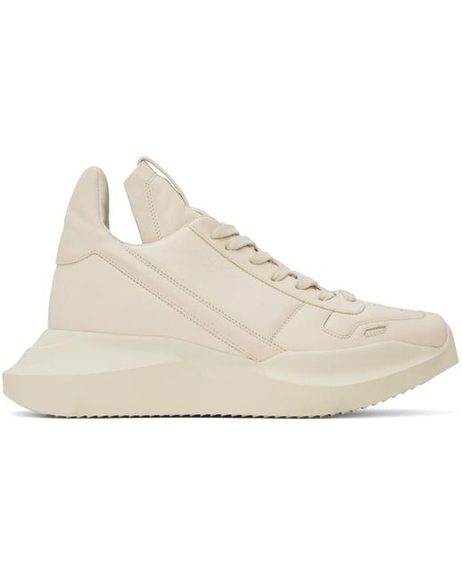 Rick Owens Black Off-white Geth Sneakers for men