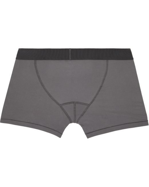 Skims Black Three-Pack Cotton 3 Boxer Briefs for men