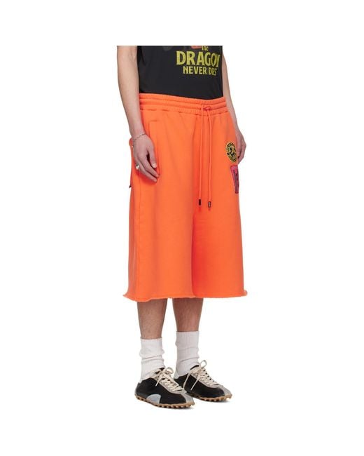 Lu'u Dan Orange Bruce Lee X Lựu Đạn Zoku Shorts for men
