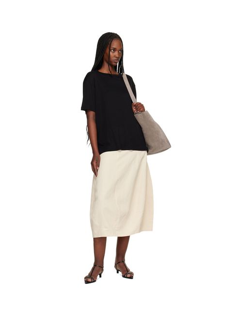 Studio Nicholson Natural Orcha Midi Skirt