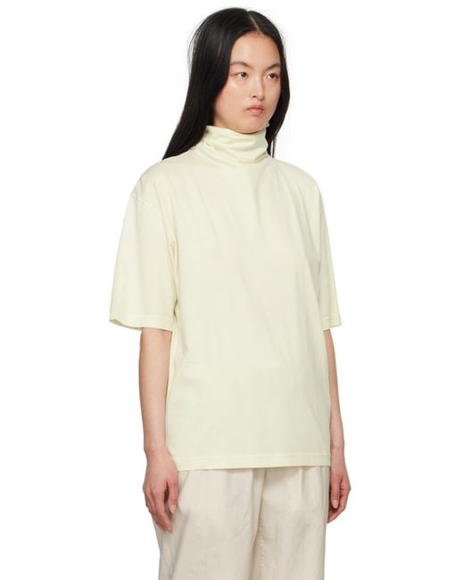 Lemaire Natural Scarf T-Shirt