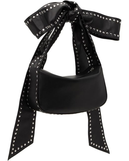 Sac À Bandoulière Boa Noir À Boucle Et À Clous Fanci Club en coloris Black