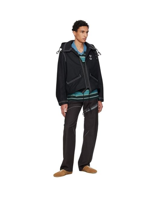Craig Green Black Fred Perry Edition Alpine Jacket for men