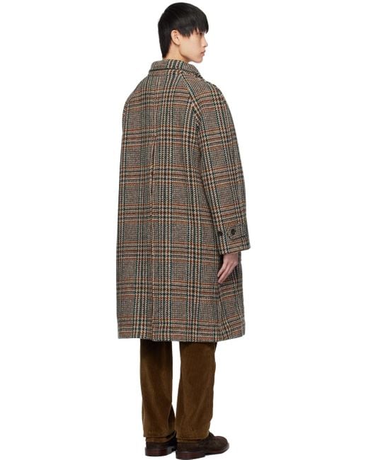 ジャケット・アウター openclose tartan check raglan coat Open-close tartan check raglan coat