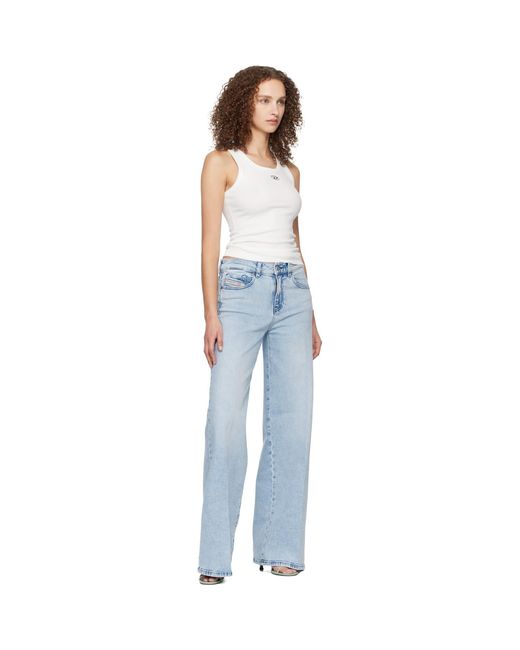 DIESEL White T-Anki-Od Tank Top