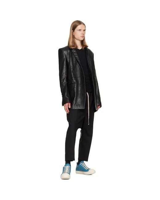 Rick Owens Blue Tower Low Sneaks Sneakers for men