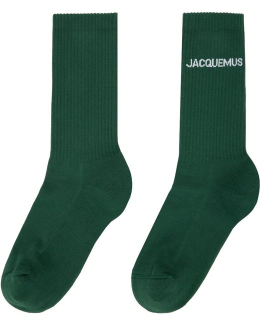 Jacquemus Green 'les Chaussettes ' Socks