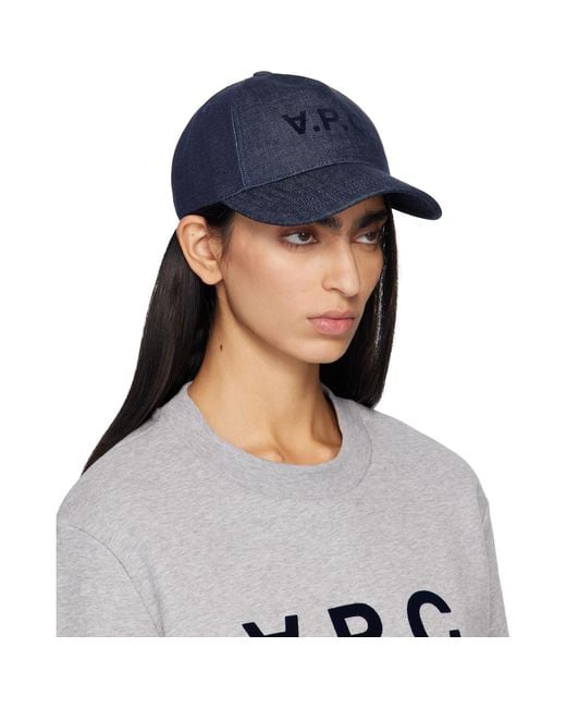 A.P.C. Blue Eden 'Vpc' Cap