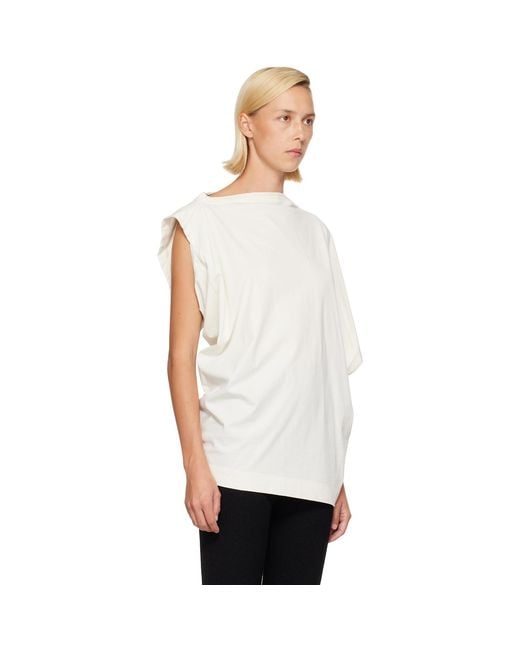 Vivienne Westwood White Off- Oversized Hebo T-Shirt
