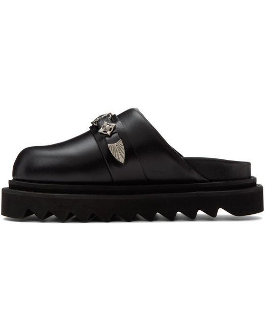 Toga Black Ssense Exclusive Hardware Loafers
